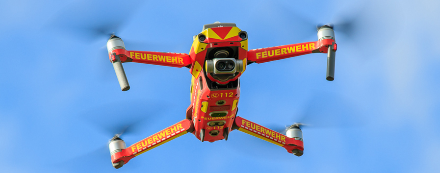 Multicopter Flug web